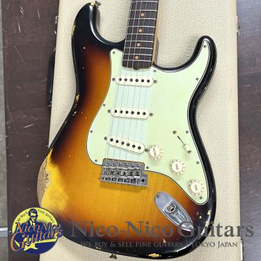 Fender Custom Shop 2019 Limited 1963 Stratocaster Heavy Relic (Aged 3-Color Sunburst)
