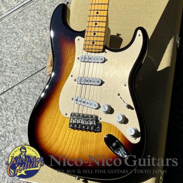 Fender Custom Shop 2021 1955 Stratocaster Reverse Head NOS (Wide Black 2Tone Sunburst)