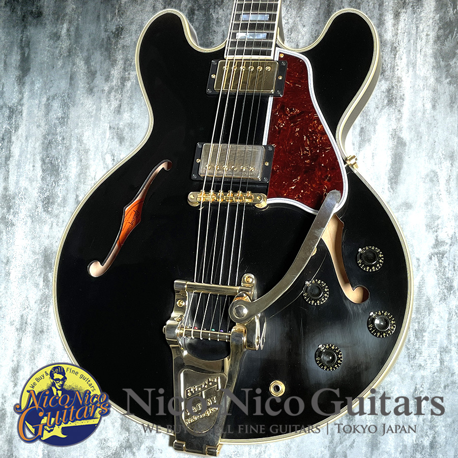 Gibson Custom Shop 2020 Historic Collection Limited Run 1959 ES-355 VOS with Bigsby (Ebony Black)