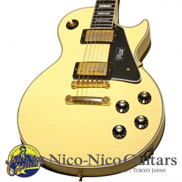 Gibson Custom Shop 2018 Historic Collection 1974 Les Paul Custom Aged (Aged Classic White)