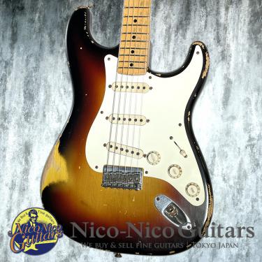 Fender Custom Shop 2007 MBS 1958 Stratocaster Hardtail Heavy Relic Master Built by Jason Smith (Sunburst)