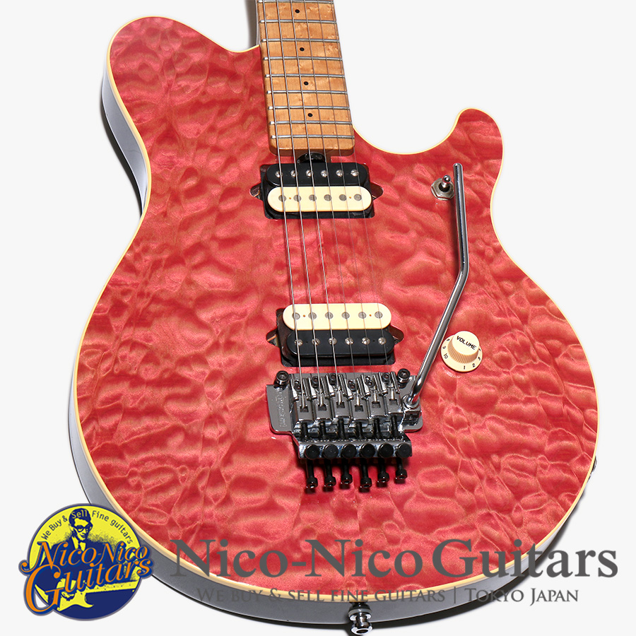 MUSICMAN AXIS EX Translucent Pink 日本製 Music Man Axis EX (Translucent Pink)/Nico-Nico Guitars/中古ギター