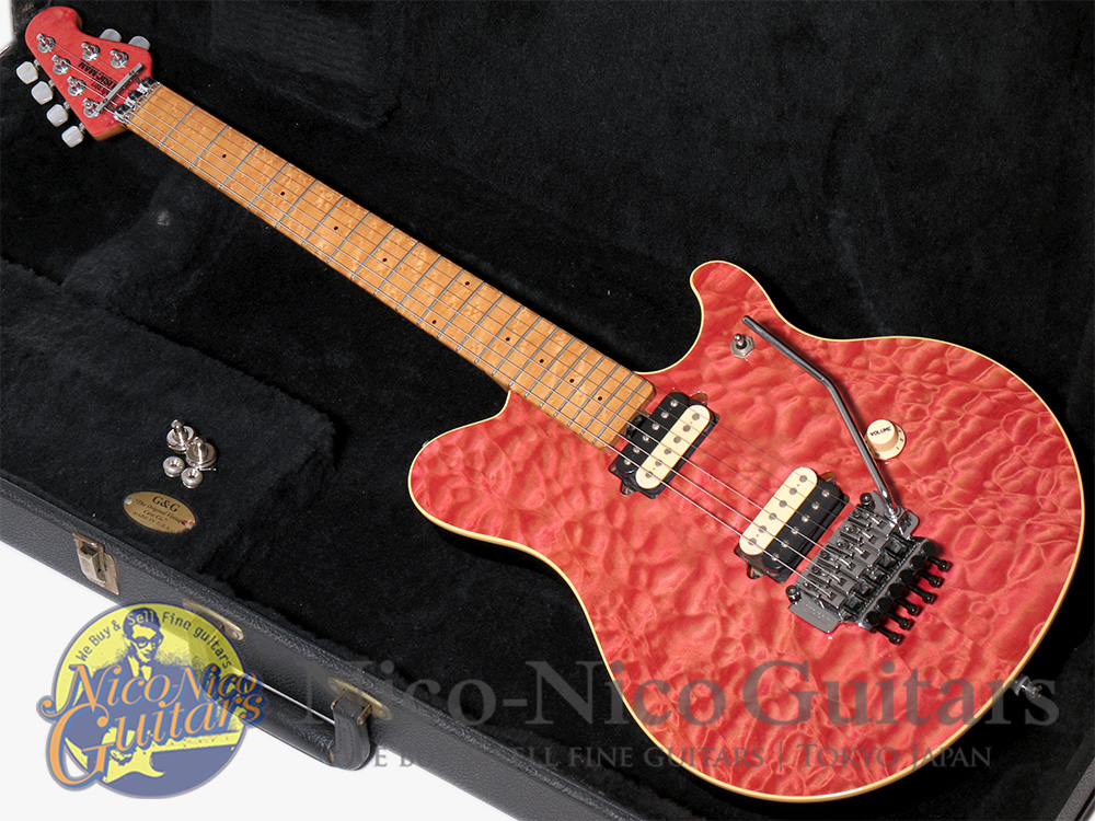 Music Man Axis EX (Translucent Pink)/Nico-Nico Guitars/中古ギター
