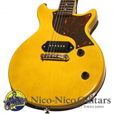 Kz Guitar Works 2019 Custom Order Kz One Solid P-90 Double Cut All Lacquer VOS (TV Yellow)